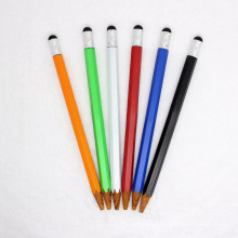 Wholesale Pencil-shaped Simple Ballpoint Pen with Touch Screen Effect